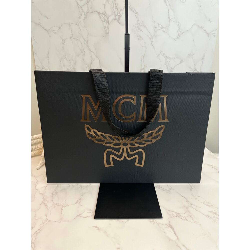 MCM 2 Boutique Paper Shopping Bags NWOT - Picture 4 of 4